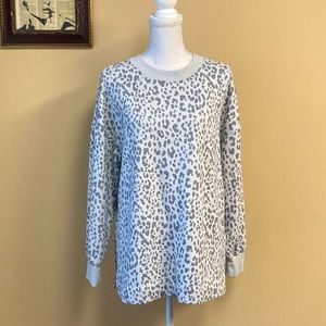 Gap Long Length Crew Neck Sweatshirt